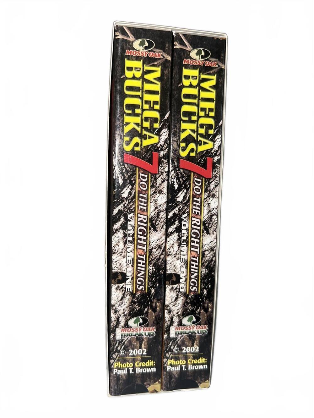 Mossy Oak Mega Bucks 7 Do The Right Things Two Volume VHS Set Hunting Deer 2002 - Picture 3 of 7